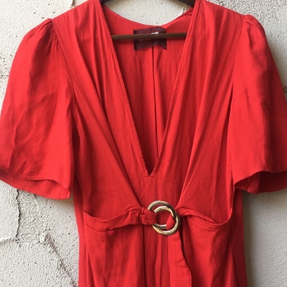 Reformation Melanie Dress wrap dress sz 4 - Picture 7 of 8